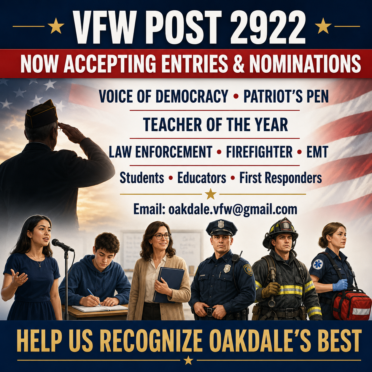 Oakdale community honors and scholarships